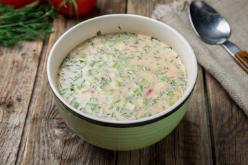 okroshka on kvass