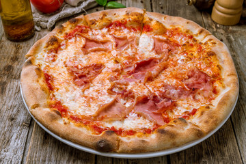 Italian meat pizza