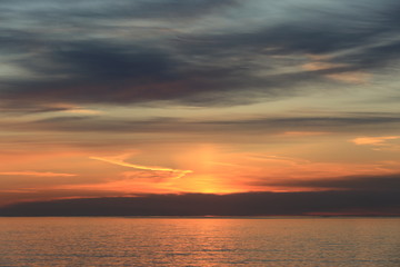 Sunrise in spring, Toronto Canada