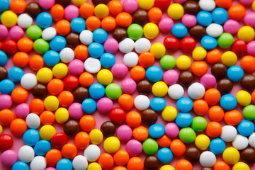 abstract background with colorful balls
