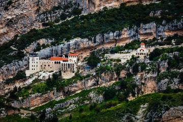 Fototapeta na wymiar Hamatoura Monastery, Lebanon