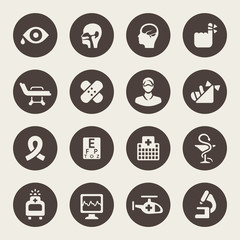Medical icon set