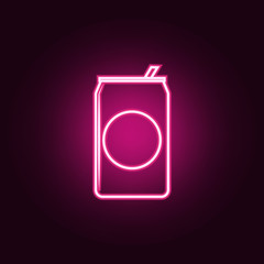 Soda Bank icon. Elements of Web in neon style icons. Simple icon for websites, web design, mobile app, info graphics