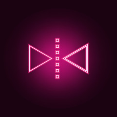 reflect tool icon. Elements of Web in neon style icons. Simple icon for websites, web design, mobile app, info graphics