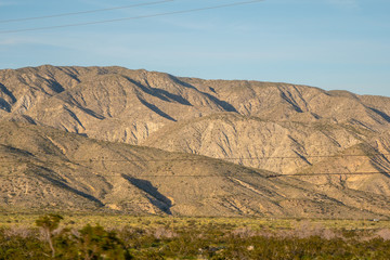 Desert of Nevada at sunset - travel photography