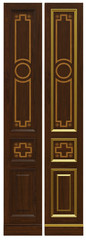 Texture of wood panels as a background.