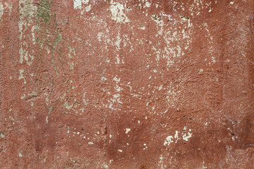 Red Painted Concrete Wall Texture