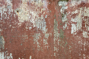Red Painted Concrete Wall Texture