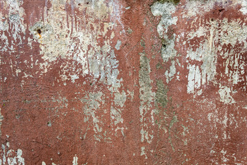 Red Painted Concrete Wall Texture