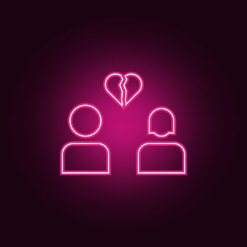 Neon Broken Heart Photos Royalty Free Images Graphics Vectors Videos Adobe Stock