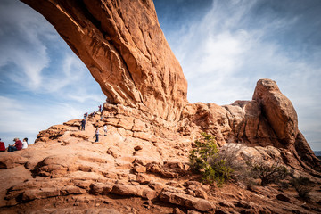 Fototapeta premium Arches National Park in Utah - famous landmark - travel photography