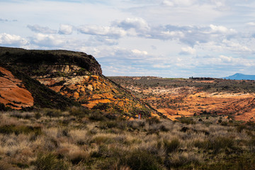 Obraz premium Snow Canyon in Utah - beautiful landscape - travel photography