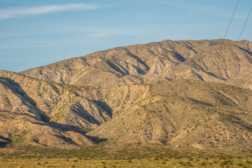 Desert of Nevada at sunset - travel photography