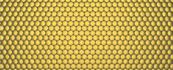 Render de panel de círculos. Patrón de formas geométricas