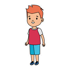 little boy kid character