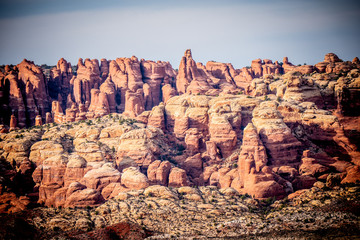 Devils garden at Arches National Park in Utah - travel photography
