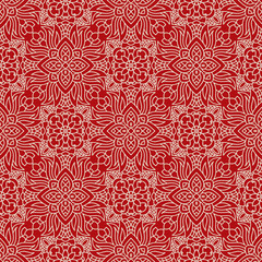 Seamless Retro Geometric Pattern