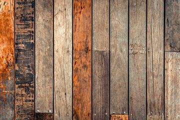 Dark brown wood texture with natural striped pattern background