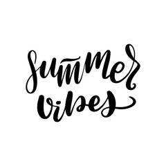 Naklejka premium lettering summer vibes
