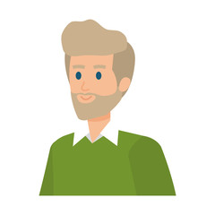 cute grandfather avatar character