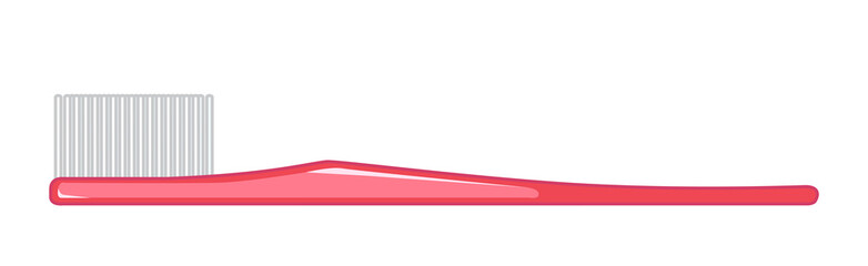 Isolated toothbrush on white background