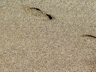 Sand background Footprint