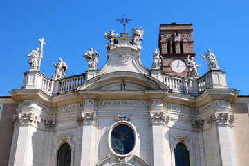 Obraz premium basilica di santa croce in gerusalemme,roma,italia.