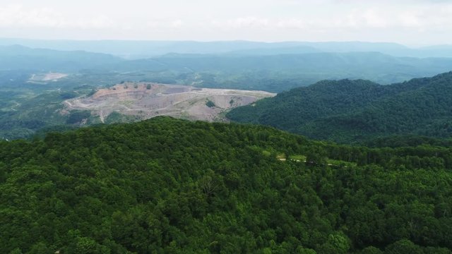 Black Mountain In Kentucky, Aerial