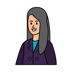 cute grandmother avatar character