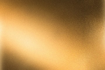 Abstract texture background, glowing rough copper steel wall