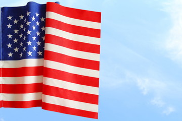 us usa or united states flag as background