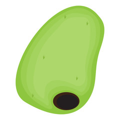 Isolated golf hole image. Vector illustration design