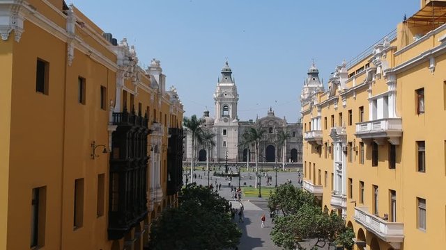 Plaza de Armas of Lima Peru