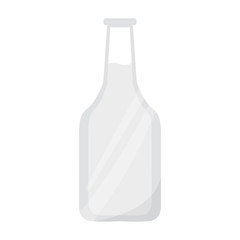 Isolated milk bottle image. Vector illustration design