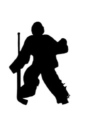 Male Hockey Goalie