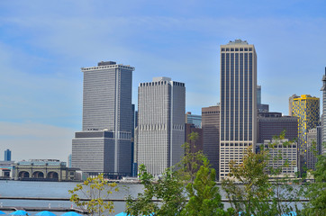 Fototapeta premium Downtown Manhattan, Financial District, New York, USA