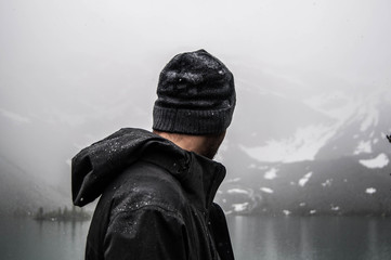 young man in the hood