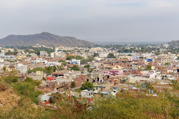 Fototapeta na wymiar View of Amber village. Rajasthan. India