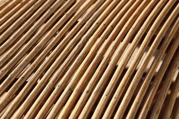 Traditional handcraft rattan chair.texture close up.