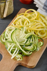 Spiralized Zucchini and Summer Squash