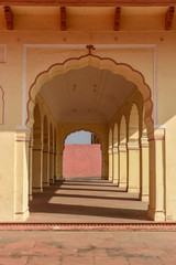 Arch of Subhat Niwas in Jaigarh Fort. Jaipur. India