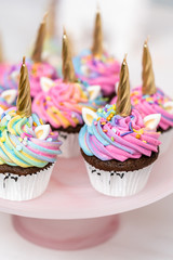Unicorn cupcakes