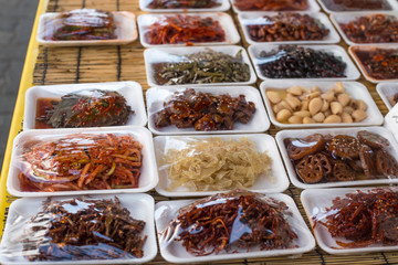 Kind of side dish on the market