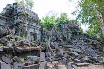 Siem Reap, Cambodia - Mar 07 2018: Beng Mealea in Siem Reap, Cambodia. It is part of Angkor World...
