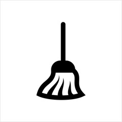 Broom Icon, Cleaning Tool Icon