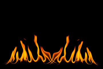 Fire flames background