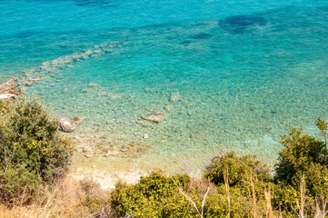 Fototapeta na wymiar Zakynthos Island, Greece. Xigia beach.