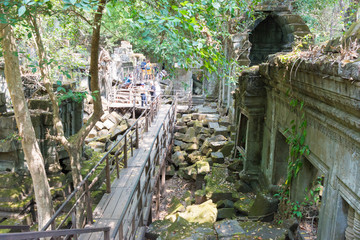 Siem Reap, Cambodia - Mar 07 2018: Beng Mealea in Siem Reap, Cambodia. It is part of Angkor World Heritage Site.