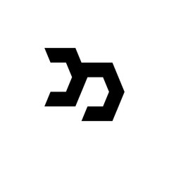 DD or DP logo letter design