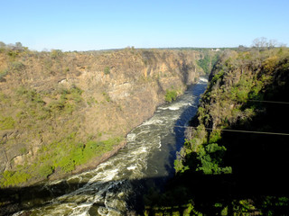 Fototapeta na wymiar Victoria Falls, Africa, Zambia & Zimbabwe